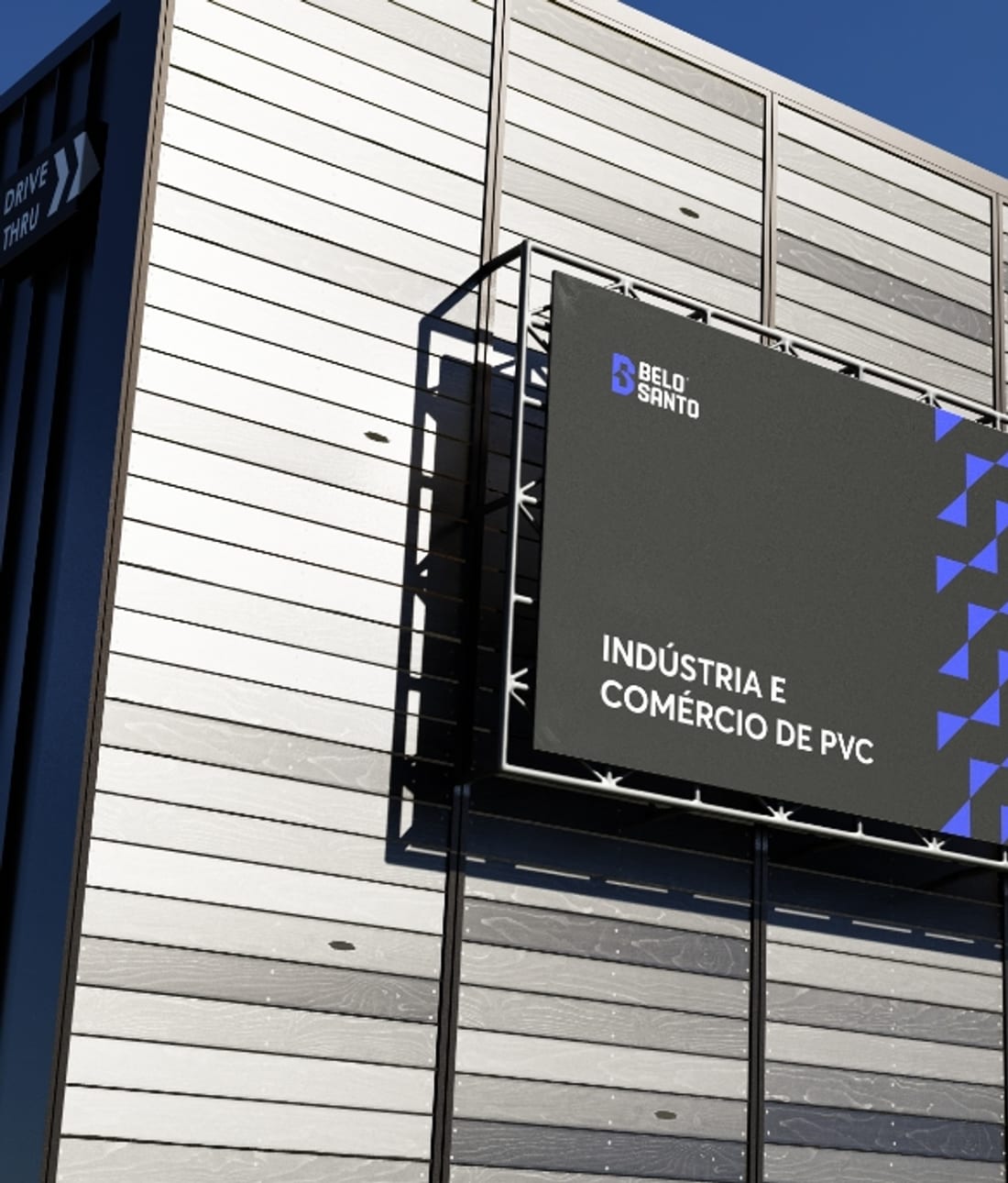 Fachada da Belo Santo — indústria e comércio de PVC em Teresina-PI