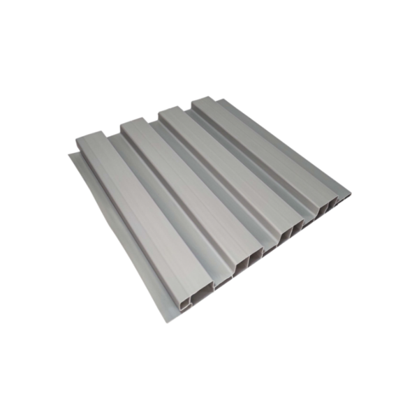 Painel ripado PVC cinza